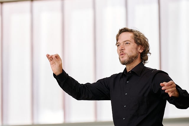 Chorwerk Ruhr in der Halle 5 der Zeche Zollverein Essen, singt das erste Konzert in der Corona Zeit