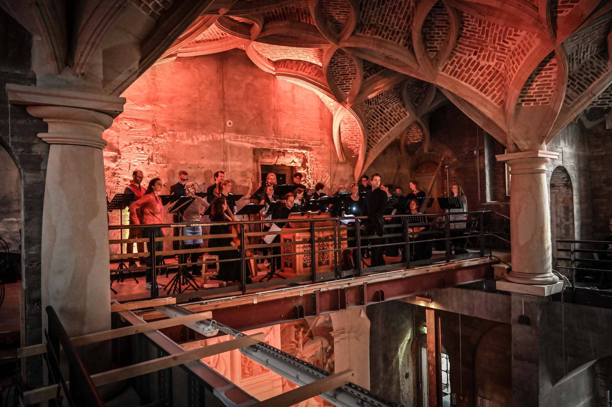 Das Heinrich Schütz Musikfest am 5.5.2022 in der Schlosskapelle im Residenzschloss in Dresden mit dem Chorwerk Ruhr.